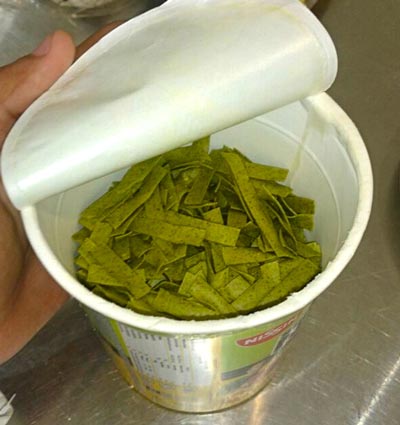 sopa instantanea de moringa oleifera