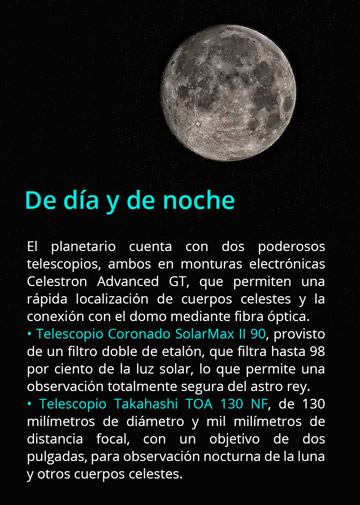 telescopios planetario tuxtla