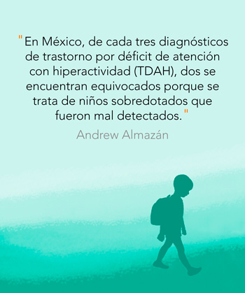 frase andrew almazan superdotados