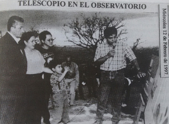 telescopio en el observatorio